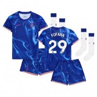 Camisa de time de futebol Chelsea Wesley Fofana #29 Replicas 1º Equipamento Infantil 2024-25 Manga Curta (+ Calças curtas)